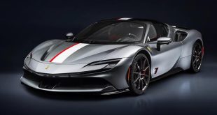 Ferrari SF90 in Grigio Competizione Finish Looks Like Something James Bond Would Drive