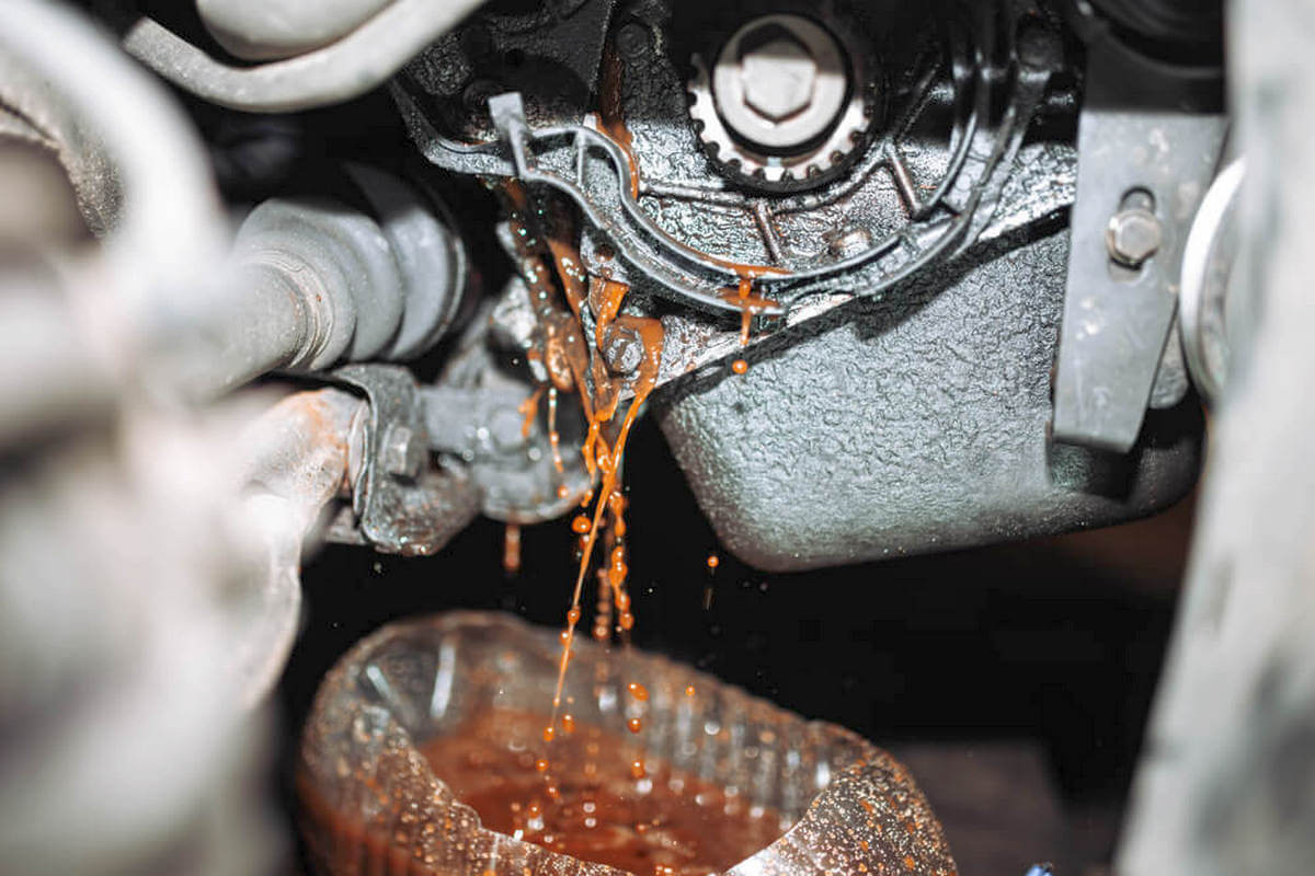 Used coolant flush