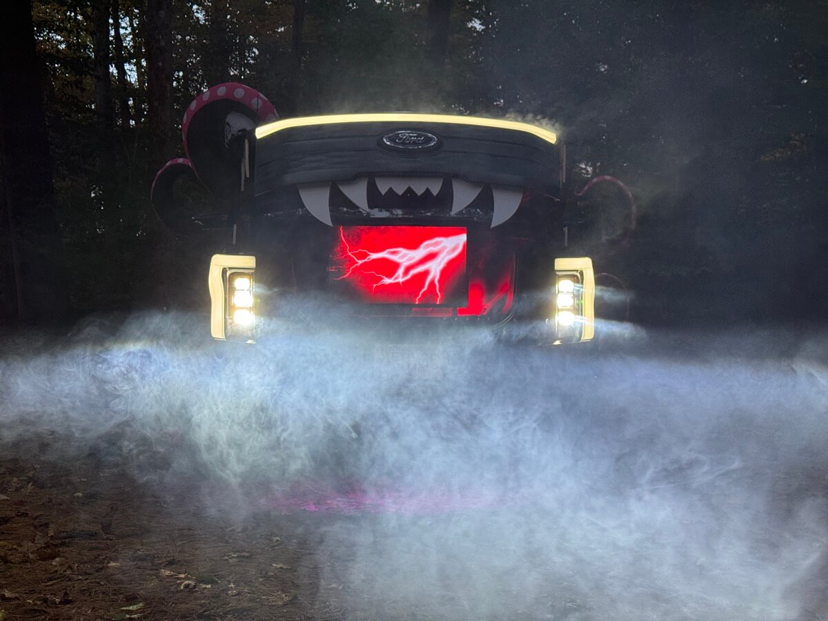 DR. FRUNKENSTEIN: F-150 LIGHTNING TRANSFORMED INTO ‘MONSTER TRUCK’ FOR HALLOWEEN