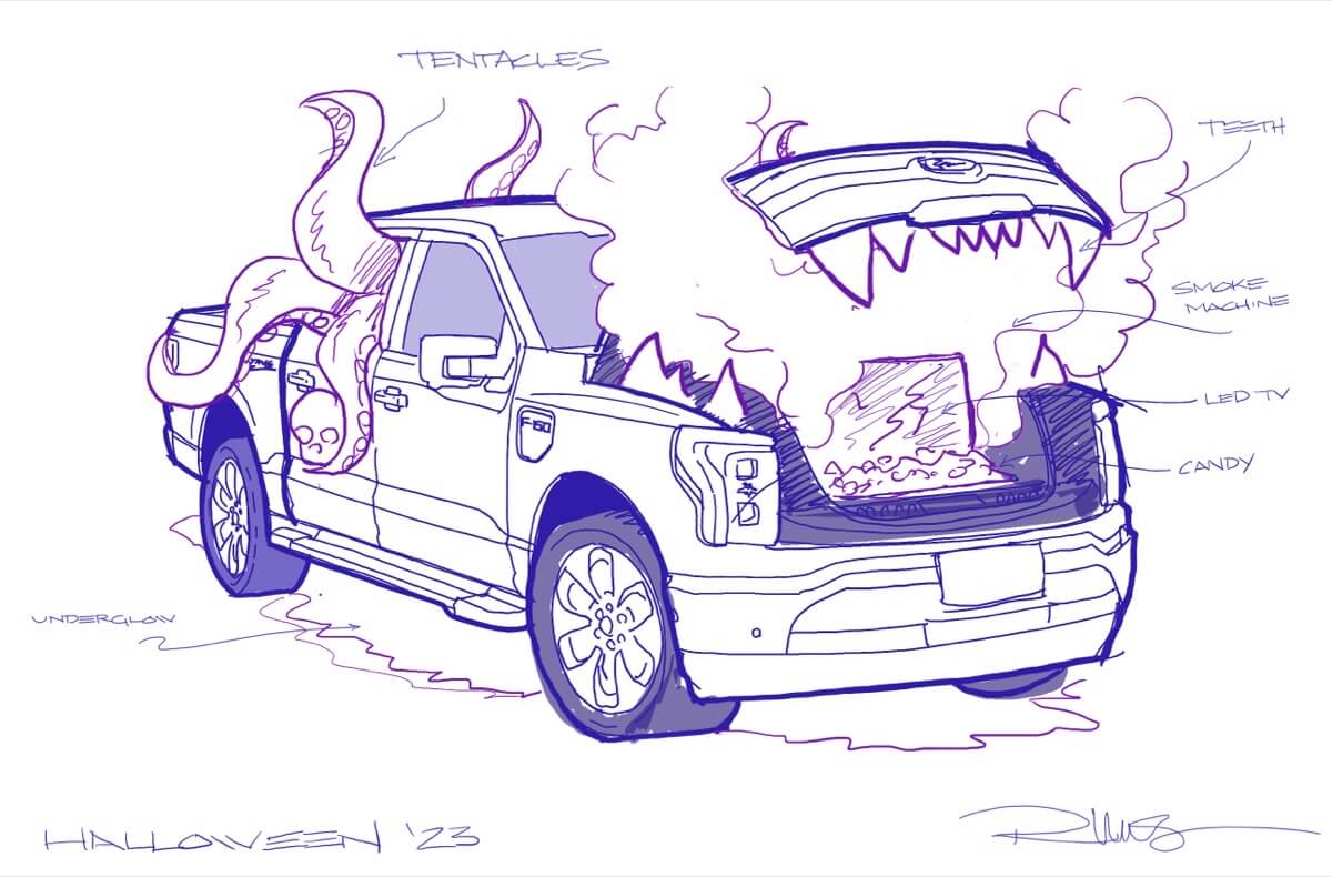 DR. FRUNKENSTEIN: F-150 LIGHTNING TRANSFORMED INTO ‘MONSTER TRUCK’ FOR HALLOWEEN