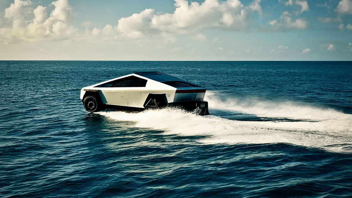 Cybertruck Boat