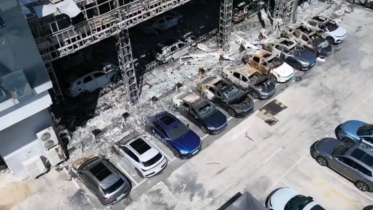 BYD Showroom Fire