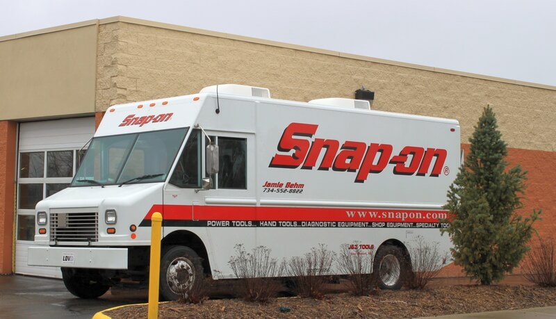 Snap-On vendor van
