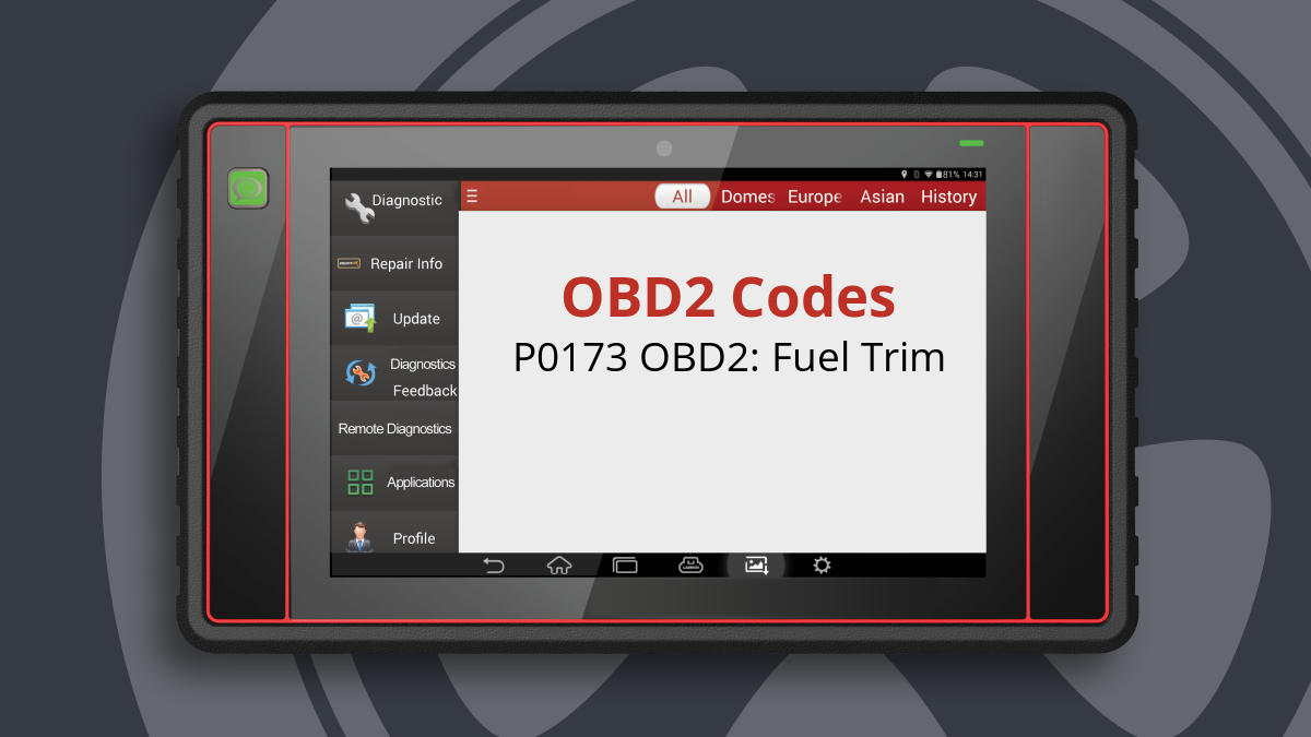 P0173 OBD2: Fuel Trim