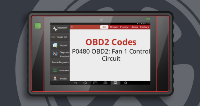 P0480 OBD2: Fan 1 Control Circuit