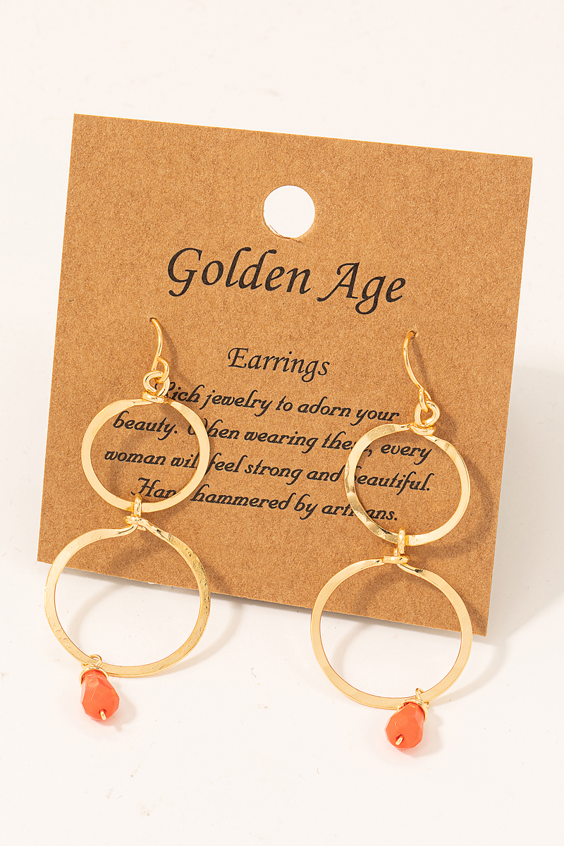 Layered Circle Drop Earrings Questions & Answers