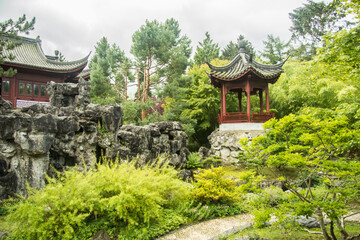 Chinese Pavilion In The Garden Wall Mural Questions & Answers